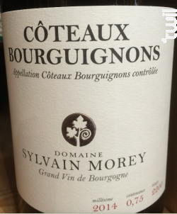 Coteaux Bourguignons - Domaine Sylvain Morey - 2014 - Rouge