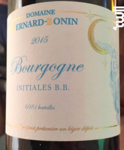 Initiales B.B - Domaine Bernard Bonin - 2015 - Rouge