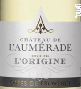 L'Origine - Blanc - Château de l'Aumerade - 2023 - Blanc