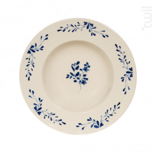 Assiette À Pâtes Appoline Bleue 27 Cm lot De 6 - table passion -  - 