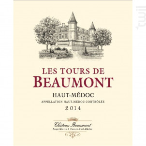 Tours de Beaumont - Château Beaumont - 2016 - Rouge