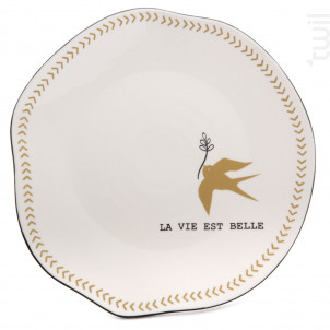 Assiette De Présentation Carpe Diem lot De 2 - Amadeus -  - 