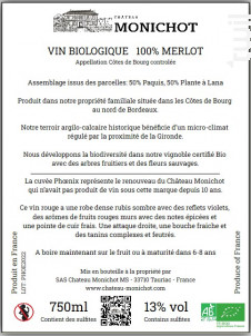 Cuvee Phoenix - Château Monichot - 2022 - Rouge