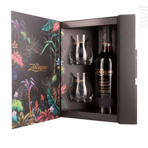Zacapa Rhum Edicion Negra Coffret + 2 Verres - Zacapa - Non millésimé - 