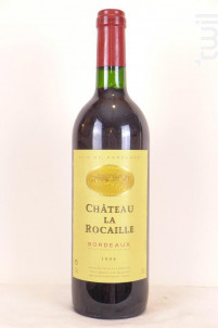 Château La Rocaille - Château la Rocaille - 1998 - Rouge