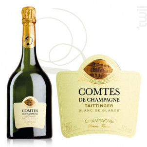 Comtes de Champagne Blanc de Blancs Brut Millésimé - Champagne Taittinger - 2012 - Effervescent