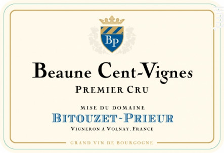 Beaune Cent-Vignes Premier Cru - Domaine Bitouzet-Prieur - 2015 - Rouge