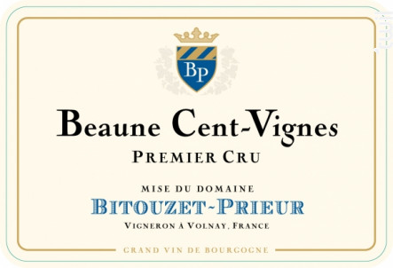 Beaune Cent-Vignes Premier Cru - Domaine Bitouzet-Prieur - 2015 - Rouge