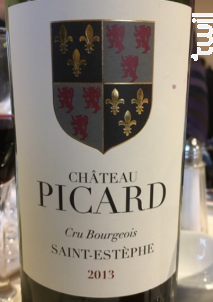 Château Picard - Cru Bourgeois - Château Picard - 2020 - Rouge