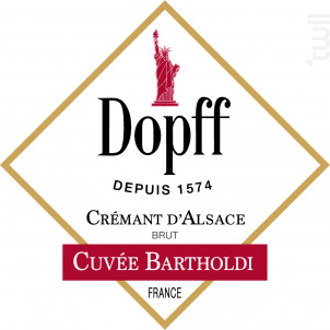 Crémant d'Alsace Cuvée Bartholdi - Dopff Au Moulin - 2018 - Effervescent