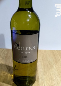 Le Piou Piou des Vignes - Blanc Moelleux - Piou Piou des Vignes - 2018 - Blanc