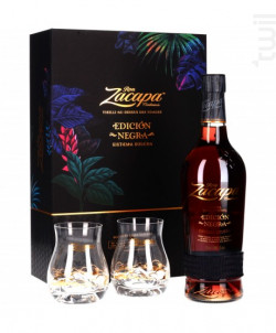 Zacapa Rhum Edicion Negra Coffret + 2 Verres - Zacapa - Non millésimé - 