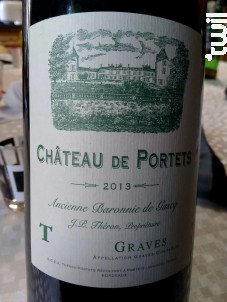 ChÂteau De Portets - Château De Portets - 2022 - Blanc