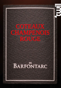 COTEAUX CHAMPENOIS ROUGE - Champagne de Barfontarc - 2020 - Rouge