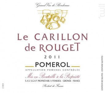 Le Carillon de Rouget - Château Rouget - 2018 - Rouge