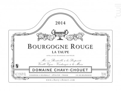 Bourgogne Rouge La Taupe - Domaine Chavy-Chouet - 2021 - Rouge