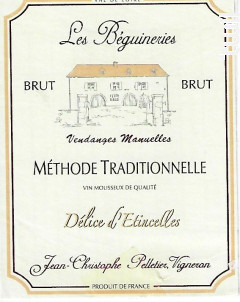 Délice d'Étincelles - Domaine des Béguineries - Non millésimé - Effervescent