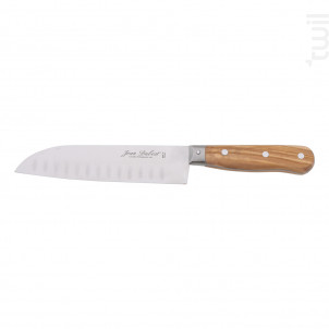 Couteau Santoku En Olivier 17 Cm - jean dubost -  - 