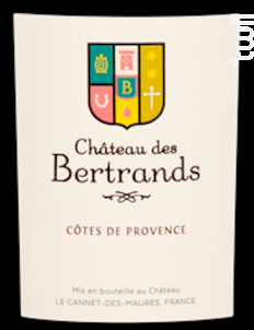 Château des Bertrands - Château des Bertrands - 2019 - Rouge