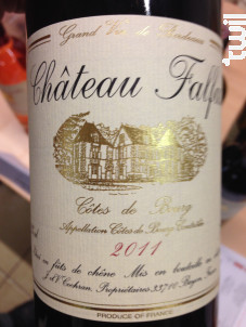 Château Falfas - Château Falfas - 2015 - Rouge