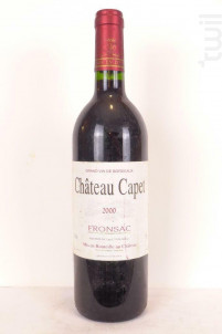 Château Capet Bégaud - Château Capet Bégaud - 2000 - Rouge