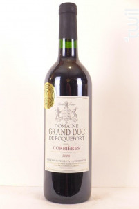 Domaine grand duc de roquefort - Vignerons Du Cap Leucate - 2008 - Rouge
