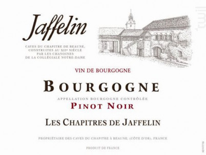 Bourgogne Pinot Noir Les Chapitres de Jaffelin - Jaffelin - 2016 - Rouge