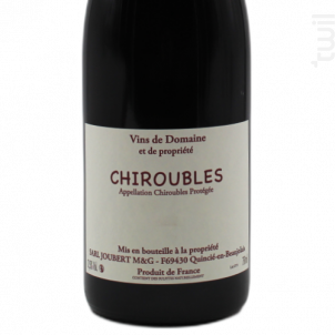 Chiroubles - Domaine Joubert - 2020 - Rouge