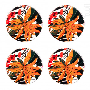 Set De 4 Dessous De Verre Taiana 10 Cm - table passion -  - 