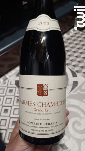 CHARMES CHAMBERTIN Grand Cru - Sérafin Père & Fils - 2020 - Rouge