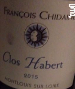 Clos Habert - Domaine FRANCOIS CHIDAINE - 2019 - Blanc