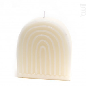 Bougie Rainbow Grand Modèle Blanche lot De 6 - Amadeus -  - 