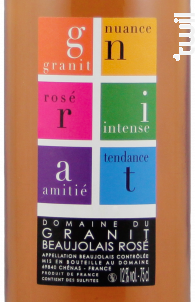 Granit - Domaine du Granit - 2023 - Rosé