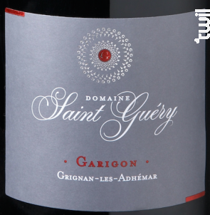 Garigon - Domaine Saint Guéry - 2022 - Rouge