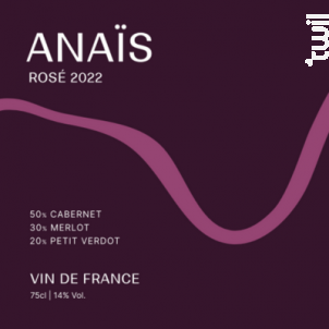 Anais - Château D'Esther - 2022 - Rosé
