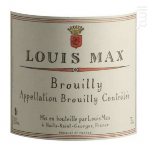 Brouilly - Louis Max - 2020 - Rouge