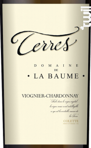 Terres - DOMAINE DE LA BAUME - 2016 - Blanc