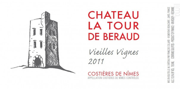 Vieilles Vignes - Mourgues du Gres - Château La Tour de Béraud - 2015 - Rouge