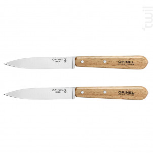 Boite De 2 Couteaux D'office N°112 Naturel - opinel -  - 