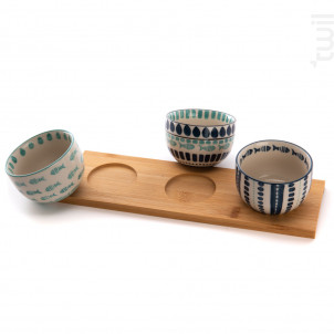 Plateau Et Ses 3 Bols Peluso - Amadeus -  - 