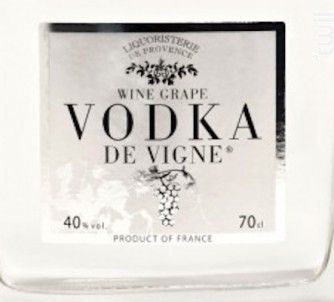 Vodka de Vigne - Liquoristerie de Provence - Non millésimé - Blanc