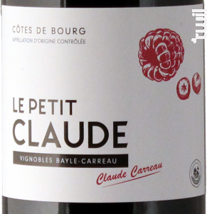 Le Petit Claude - Vignobles Bayle-Carreau - 2019 - Rouge
