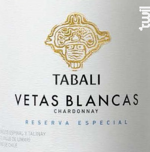 Reserva especial - chardonnay - TABALI - 2015 - Blanc