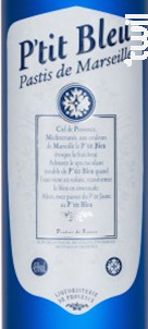 P'tit Bleu 10 cl - Liquoristerie de Provence - Non millésimé - Blanc