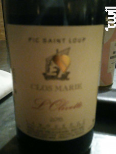 Simon - Clos Marie - 2022 - Rouge