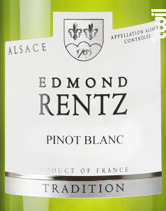 Pinot Blanc - Domaine Edmond Rentz - 2018 - Blanc