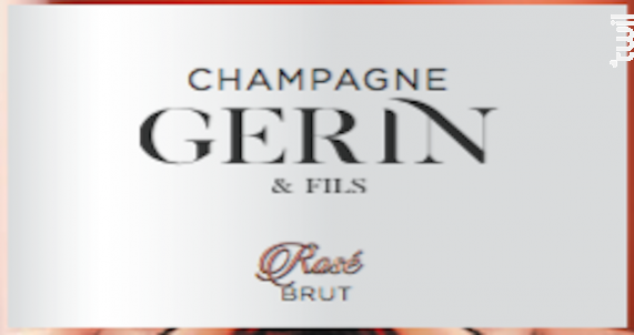 Brut Rosé - Champagne Gerin - Non millésimé - Effervescent