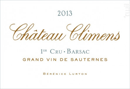 Château Climens - Château Climens - 2013 - Blanc