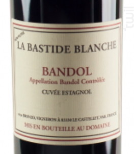 Estagnol - La Bastide Blanche - 2015 - Rouge