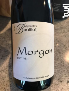 Morgon - Domaine Bulliat - 2018 - Rouge
